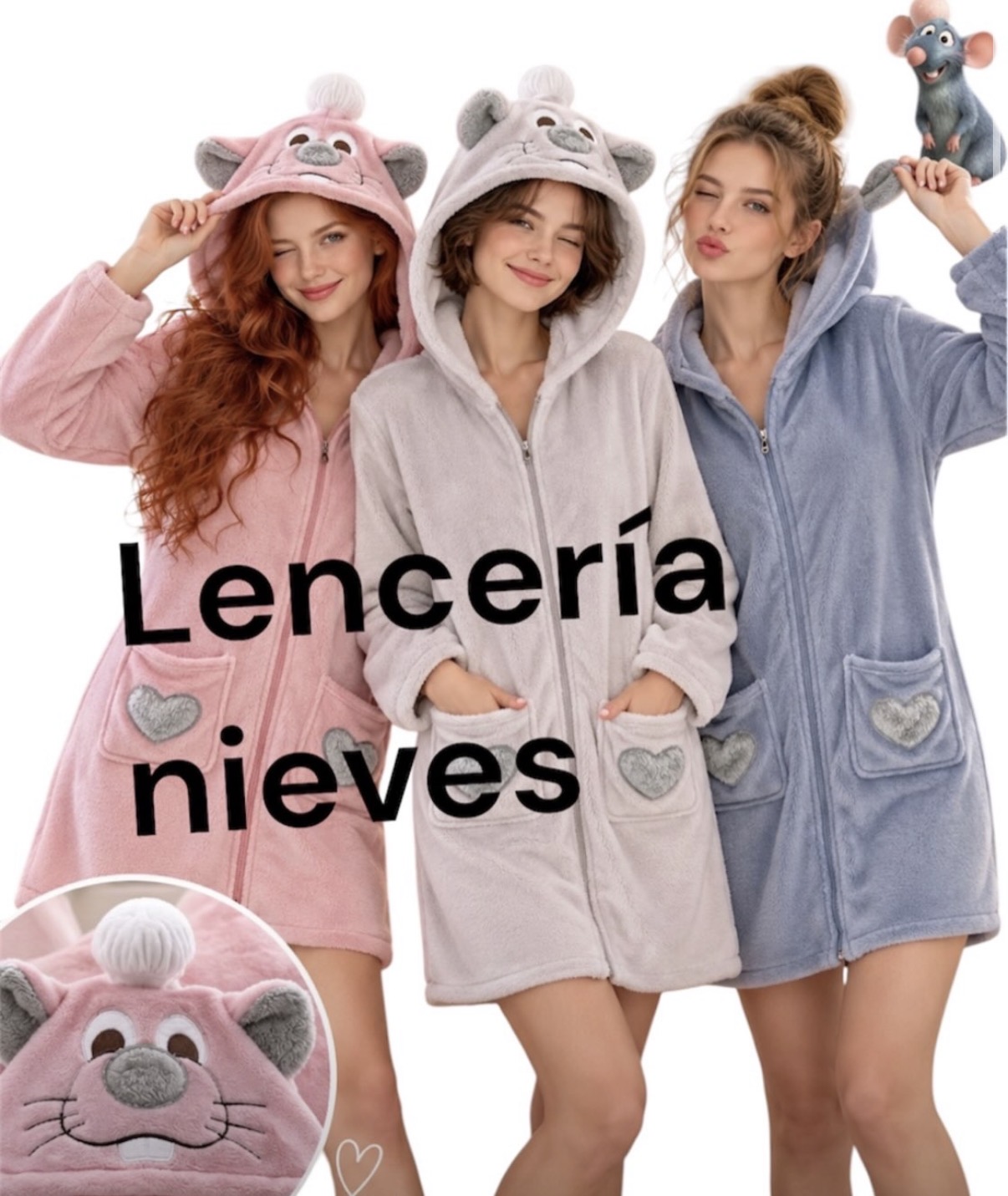 Batas con capucha